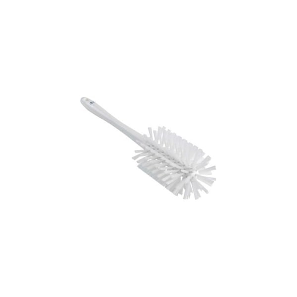 Vikan 3.5in One-Piece Pipe Brush- Medium/Stiff, White